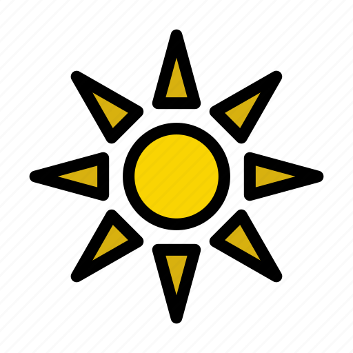 Hot, shine, spring, sun, weather icon - Download on Iconfinder