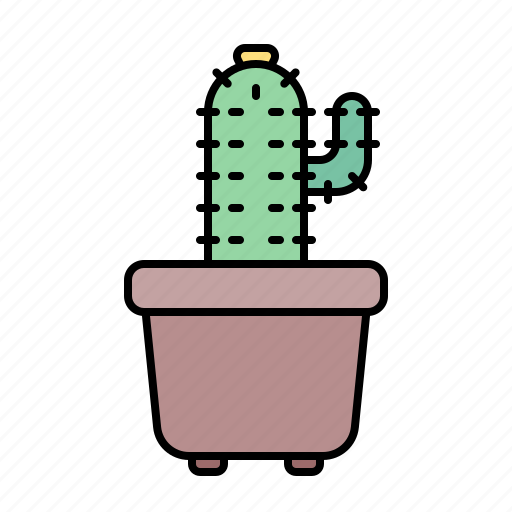 Spring, plant, cactus, pot icon - Download on Iconfinder