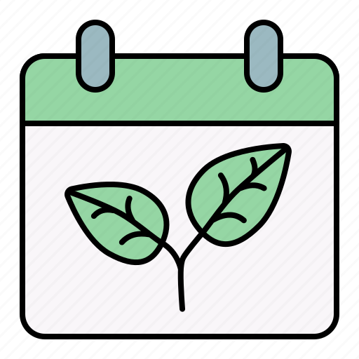 Spring, sprout, calendar, growing icon - Download on Iconfinder