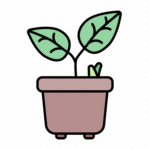 Spring, pot, plant, gardening icon - Download on Iconfinder