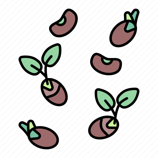 Spring, sprout, bean, seed icon - Download on Iconfinder