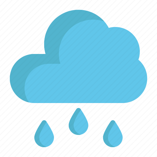 Rain, weather, cloudy, forecast, rainy, clouds, precipitation icon - Download on Iconfinder