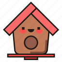 birdhouse, bird, nest, animal