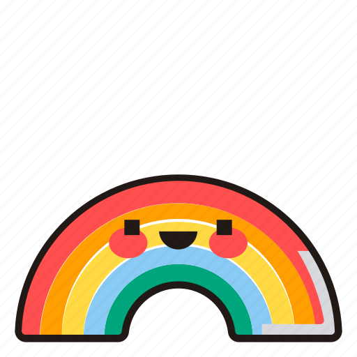 Rainbow, weather, sun, forecast, summer icon - Download on Iconfinder
