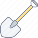 shovel, spade, gardening, tool