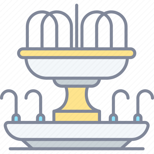 Fountain, water, spring, reservoir icon - Download on Iconfinder