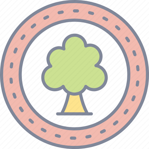 Tree, stamp, nature, plant icon - Download on Iconfinder