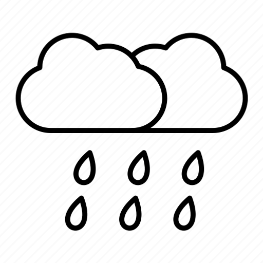 Rainy, cloud, weather, forecast, rainfall icon - Download on Iconfinder
