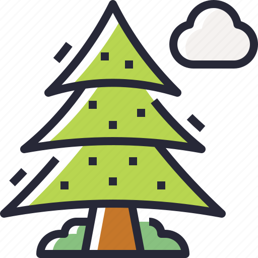 Pine, tree, forest, nature icon - Download on Iconfinder