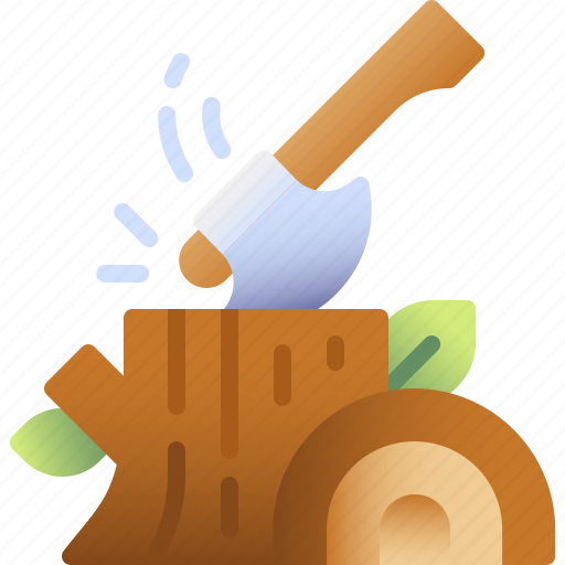 Wood, axe, woodwork, lumberjack icon - Download on Iconfinder