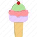 ice cream, dessert, sweet, food, cream, summer, ice, cone, ice-cream-cone, popsicle