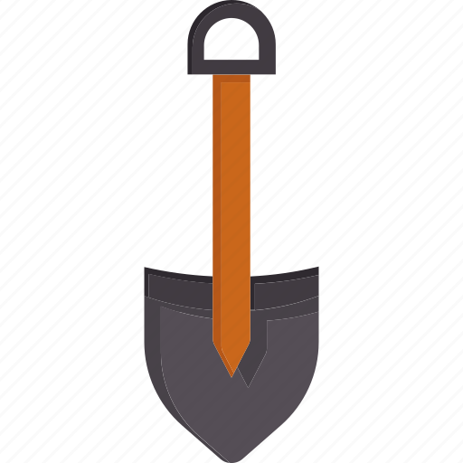 Shovel, equipment, construction, tool, gardening, spade, trowel icon - Download on Iconfinder