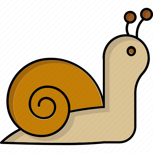Snail, animal, shell, slow, nature, insect, wildlife icon - Download on Iconfinder