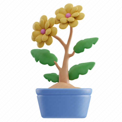 Flower, decoration, bloom, plant, blossom, spring, floral 3D illustration - Download on Iconfinder