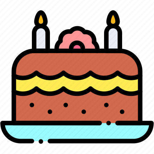 Cake, sweet, dessert, food, bakery, party icon - Download on Iconfinder