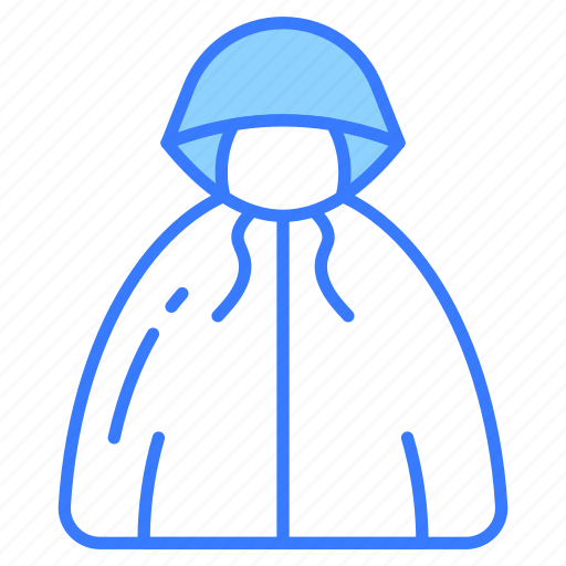 Raincoat, rain, rainy, jacket, protection, overcoat, spring icon - Download on Iconfinder