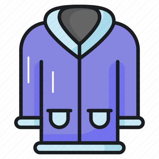 Coat, garment, attire, overcoat, outfit, wearable, cloth icon - Download on Iconfinder