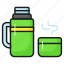 thermos, bottle, utensil, cup, flask, hot, teacup 