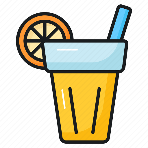 Lemonade, lemon, soda, drink, beverage, juice, glass icon - Download on Iconfinder