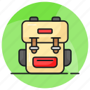 backpack, rucksack, knapsack, baggage, bag, packsack, equipment