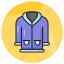 coat, garment, attire, overcoat, outfit, wearable, cloth 