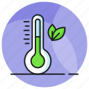 temperature, thermometer, leaves, environment, ecology, climate, thermostat