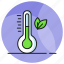 temperature, thermometer, leaves, environment, ecology, climate, thermostat 