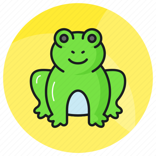 Frog, animal, toad, anura, specie, creature, amphibian icon - Download on Iconfinder