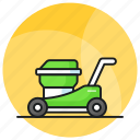 lawnmower, electric, machine, mower, lawn, grass, trimmer