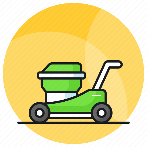 Lawnmower, electric, machine, mower, lawn, grass, trimmer icon - Download on Iconfinder