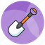 shovel, spade, instrument, digging, blade, tool, trowel 