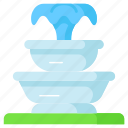 fountain, water, sprinkler, aqua, liquid, spout, decoration