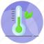 temperature, thermometer, leaves, environment, ecology, climate, thermostat 