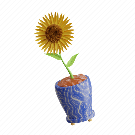 Flower, summer, leaf, spring, plant, floral, nature 3D illustration - Download on Iconfinder