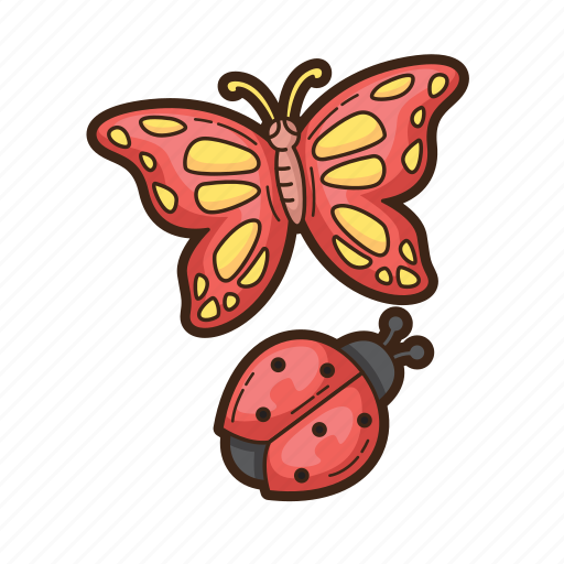 Spring, insect, butterfly, beetle, bee, animal icon - Download on Iconfinder