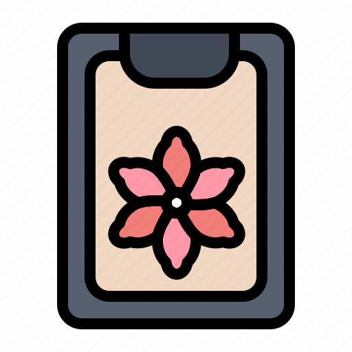 Clip, clipboard, flower, spring icon - Download on Iconfinder