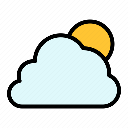 Cloud, cloudy, sky, sun icon - Download on Iconfinder