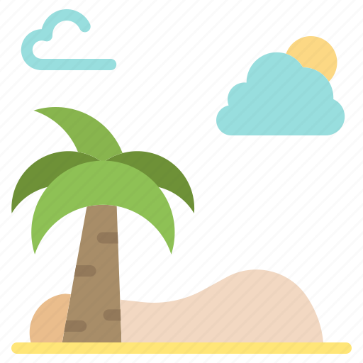 Beach, palm, spring, tree icon - Download on Iconfinder