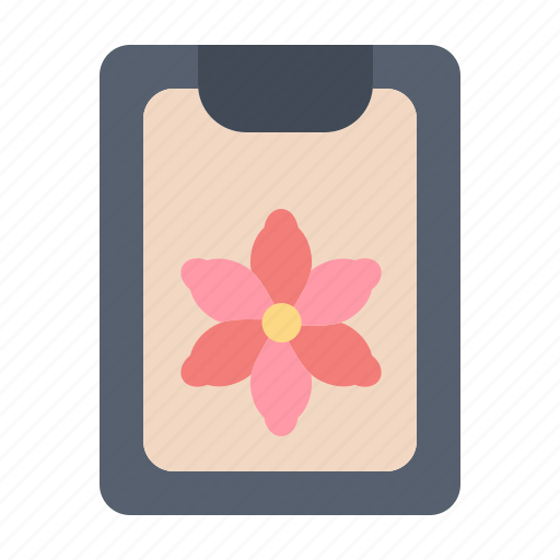 Clip, clipboard, flower, spring icon - Download on Iconfinder