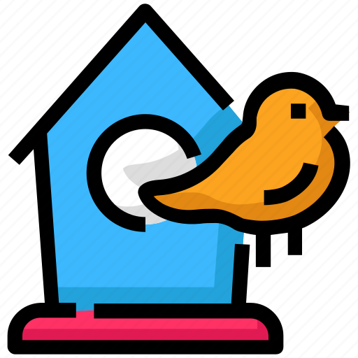 Bird, birdhouse, fly, spring icon - Download on Iconfinder