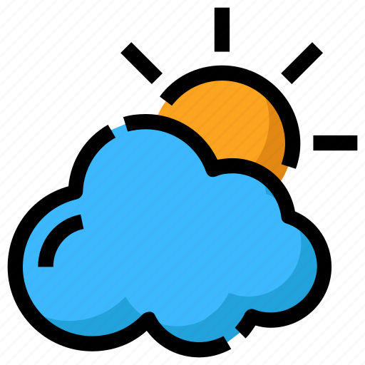 Cloud, spring, sun, weather icon - Download on Iconfinder