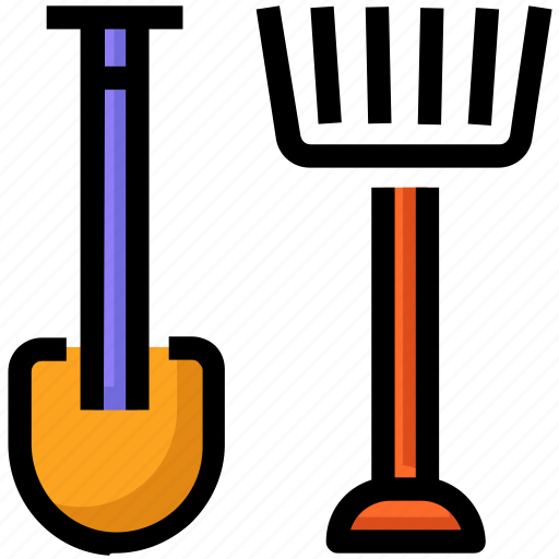 Fork, shovel, spade, spring, tools icon - Download on Iconfinder
