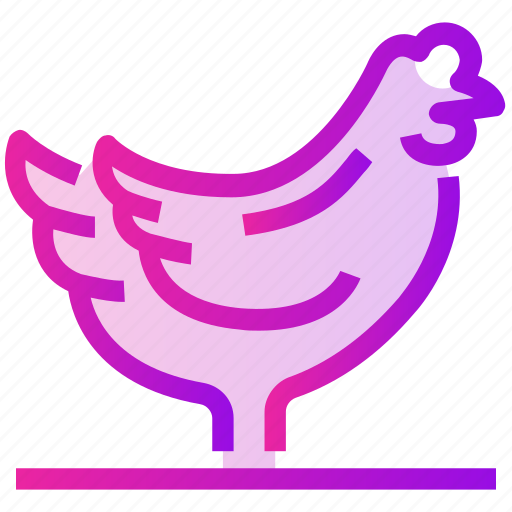 Animal, chicken, hen, spring icon - Download on Iconfinder