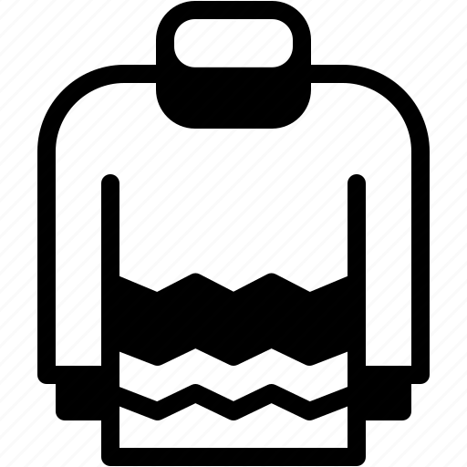 Turtleneck, clothing, garment, shirt, and, jacket, clothes icon - Download on Iconfinder