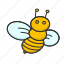 animal, bee, honey, insect, sting 