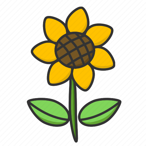Flower, nature, plant, spring, sunflower icon - Download on Iconfinder