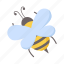 bee, animal, honey bee, insect, fly, cute bee, spring 