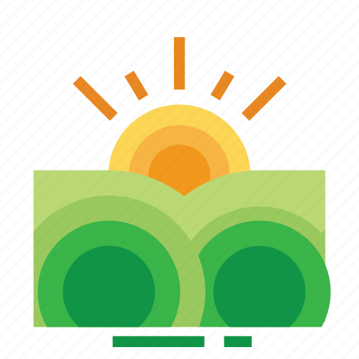 Easter, farm, farming, field, season, spring, sunrise icon - Download on Iconfinder