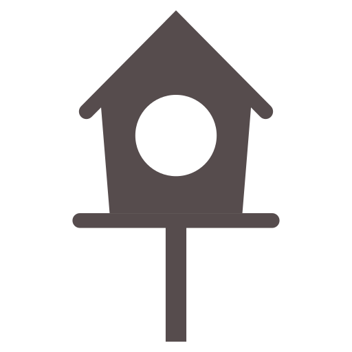 Bird, birdhouse, garden, house, pet, spring, wood icon - Free download