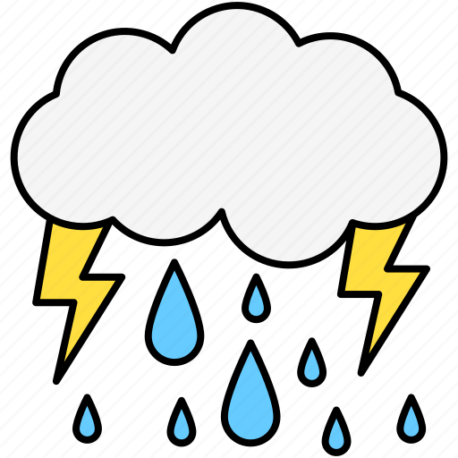 Storm, weather, rain, forecast icon - Download on Iconfinder